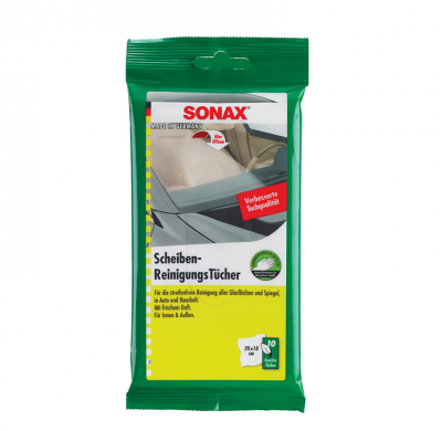 Sonax Windshield Cleaning Wipes - 10 Piezas